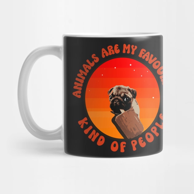 Animals are my favorite kind of people cute puppy dog lover by HomeCoquette